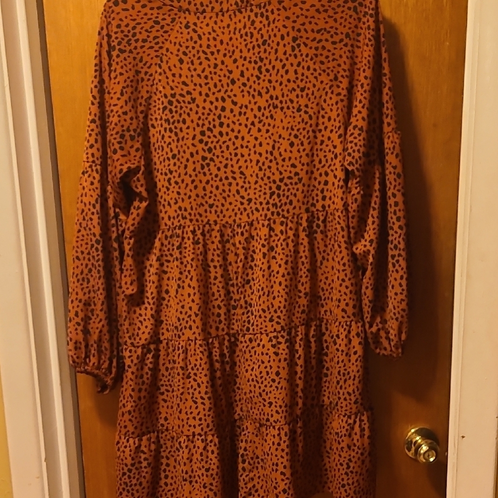 Leopard Print Mini Dress - Picture 5 of 5